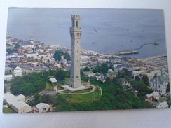 D151602 US  Mass. CAPE COD - Aerial View Of Pilgrim Monument - Cape Cod