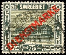 75 Cent In Type I Mit Plattenfehler II, Tadellos Gestempelt, Gepr. Hoffmann BPP, Mi. 100.-, Katalog: 15I/II O75... - Other & Unclassified