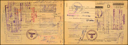 Paris 1944, Wehrmachts-Aufenthaltserlaubnis Für Groß-Paris Mit Vorder- Und Rückseitigen... - Autres & Non Classés