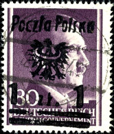 25 Gr. - 1 Zloty Überdrucke Mit Polnischem Königsadler Und "POCZTA POLSKA" Auf 9 Verschiedenen... - Autres & Non Classés