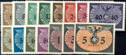 6 Gr - 5 Zl Tadellos Postfrisch Komplett, Mi. 70,--, Katalog: 1/15 **6 Gr - 5 Zl In Perfect Condition Mint... - Autres & Non Classés