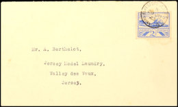 2 1/2 D Auf Brief Mit Ersttagstempel Vom Zweigpostamt BERESFORD ST. JERSEY CHANNEL IS. 29.6.43, Katalog: 7y BF2... - Autres & Non Classés