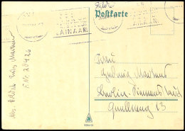 1941, Feldpostkarte Eines Dt. Soldaten Mit Komplettem Absendervermerk über Die Finn. Post Nach Berlin, Feiner... - Autres & Non Classés