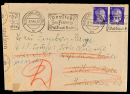 1943, Frankierter Brief Mit Inhalt Aus BERLIN-CHARLOTTENBURG 30.4.43 An Eine Frau Der KFD-Truppe In Köln Mit... - Autres & Non Classés