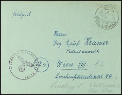 1944, Feldpostbrief Aus WYHL über EMMENDINGEN 4.10. Nach Wien Mit Briefstempel Mit Feldpostnummer "11660 A" (=... - Autres & Non Classés