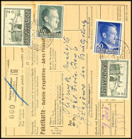 UDSSR: 1943, Frankierte Paketkarte Aus PRZEMYSI 20.9. An Einem Galizischen SS-Freiwilligen Bei Der 9. Kp. Des... - Autres & Non Classés