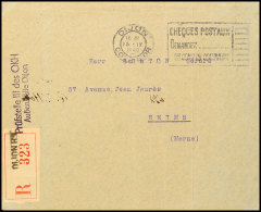 BP Paris (?): 1942, R-Dienstbrief Aus DIJON 15.9." Mit Violettem L2 "Prüfstelle III Des OKH Außenstelle... - Autres & Non Classés