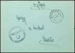 Dachau: 1943, SS-Feldpostbrief Aus DACHAU 3 5.1.42 Mit SS-Briefstempel Und Absendervermerk Nach Berlin, Pracht,... - Autres & Non Classés