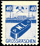 40+40 Pf. Solidarität, Oben Ungezähnt, Tadellos Postfrisch, Gepr. Busch BPP, Michel Nicht Bekannt!,... - Grossraeschen