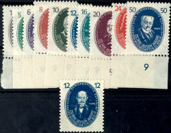 1-50 Pf Akademie Tadellos Postfrisch Komplett Einschließlich 266a+b, Mi. 176,--, Katalog: 261/70 **1-50... - Autres & Non Classés