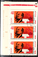 Oktoberrevolution Mit DV, Gestempelt, Katalog: 1312/16DV OOctober Revolution With Printers Mark, Used,... - Autres & Non Classés