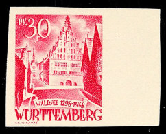 30 Pfg Freimarkenausgabe, Ungezähnt, Tadellos Postfrisch, Mi. 75.-, Katalog: 23U **30 Pfg Postage Stamps... - Autres & Non Classés