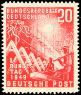 20 Pfg. Bundestag Mit Plattenfehler "kleines I In BUNDESREPUBLIK" Postfrisch Gepr. A. Schlegel BPP, Katalog: 112I... - Autres & Non Classés