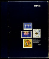 1984, Jahrbuch Inkl. Schwarzdruck, Aufl. 70.000, Tadellos, Mi. 250.-, Katalog: JB 12 **1984, Year Book... - Autres & Non Classés