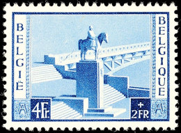 4 Fr. Denkmal Für König Albert I.  Mit Plattenfehler (OBP 939-V1), Tadellos Postfrisch, Katalog: 990Abart... - Autres & Non Classés