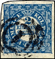 1851, "2 Rigsbank-Skilling", Tadellos, Gepr. Möller BPP Mit Tiefstsignatur, Mi. 1.000.-, Katalog: 2II... - Autres & Non Classés