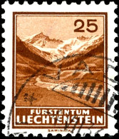 1934, 3 Rp. - 1,50 Fr. Freimarken Landschaften Und Gebäude, Mit 16 Werten Kompletter Satz, In Einwandfreier... - Autres & Non Classés