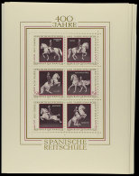 Reitschule, 35 Postfrische Blocks, Mi. 120.-, Katalog: Bl.2 **Man_ge, 35 Mint Never Hinged Souvenir Sheets,... - Autres & Non Classés