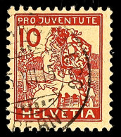 10 C. Pro Juventute Tadellos Gestempelt, Katalog: 129 O10 C. Pro Juventute Neat Cancelled, Catalogue: 129 O - Autres & Non Classés