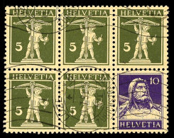 Markenheftchenblatt Ohne Rand, Teilwellenstempel, Katalog: HBl.29x OStamps Booklet Page Borderless, Partly Wave... - Se-Tenant