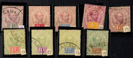 1 C. - 25 C. Freimarken Kpl. Bis Auf Billige Mi. 12, Tadellos, Gestempelt, Katalog: 8/17 O1 C. - 25 C. Postal... - Other & Unclassified