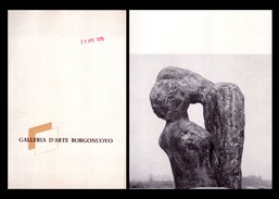 Catalogo Mostra Harry P. Rosenthal Scultore. Galleria D'Arte Borgonuovo - Milano Dal 28 Aprile 1970 - Kunst, Architektur