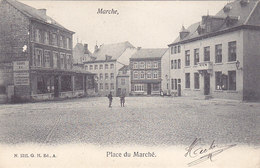 Marche - Place Du Marché (G H, Animée, Précurseur) - Marche-en-Famenne