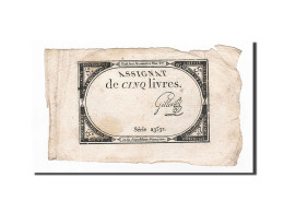 Billet, France, 5 Livres, 1793, 1793-10-31, Gillet, TTB, KM:A76, Lafaurie:171 - Assignats & Mandats Territoriaux