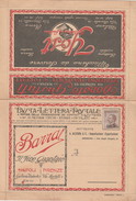 Italie Timbre BLP Sur Carte Lettre Avec Nombreuses Publicités - Stamps For Advertising Covers (BLP)