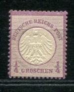 6069 - DEUTSCHES REICH - Mi.Nr. 1 Mit Falz / Mint But Hinged - Neufs