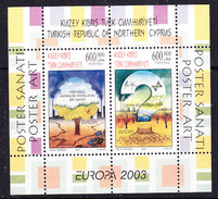 Europa Cept 2003 Northern Cyprus M/s ** Mnh (36338A) - 2003