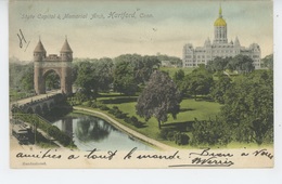 U.S.A. - CONNECTICUT - HARTFORD - State Capitol & Memorial Arch - Hartford