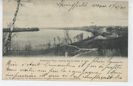 U.S.A. - MASSACHUSETTS - SPRINGFIELD - Connecticut River Showing Barney Estate On Right - Springfield