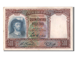 Billet, Espagne, 500 Pesetas, 1931, 1931-04-25, KM:84, TTB+ - 500 Pesetas