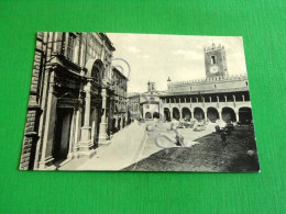 Cartolina Offida - Piazza V. Emanuele - Municipio 1950 Ca - Ascoli Piceno