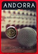 Andorra 2 Euro 2016 (2017) "Radio And Television" BiMetallic BU - Andorre