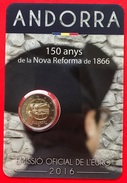 Andorra 2 Euro 2016 (2017) "New Reform 1866" BiMetallic BU - Andorre