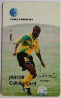 J$100 Jamaican Football Player - Paul Hall - Jamaïque