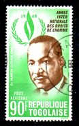 TOGO. PA 106 De 1969 Oblitéré. Martin Luther King. - Martin Luther King