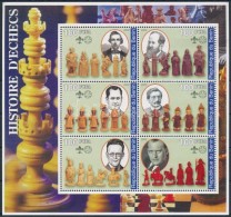 ** Benin 2002 Sakk 6 értékes Kisív - Altri & Non Classificati