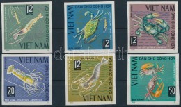 ** 1965 Rákok Vágott Sor Mi 387-392 - Altri & Non Classificati