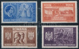 ** 1941 Román-német Fegyverbarátság Sor Mi 706-709 - Sonstige & Ohne Zuordnung