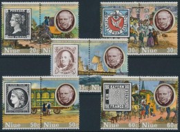 ** 1979 Rowland Hill Halálának 100. évfordulója Sor Párokban Mi 246-255 - Other & Unclassified