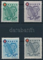 * Baden 1949 Vöröskereszt Mi 42-45 - Altri & Non Classificati