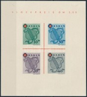 * Baden 1949 Vöröskereszt Blokk Mi 2 - Other & Unclassified