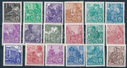 ** 1953 Forgalmi Sor Mi 405-422 - Other & Unclassified