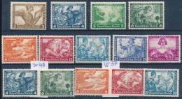 ** * 1933 Mi 499-507 (**Mi EUR 2.900,-) (505 újragumizva / Regummed) - Sonstige & Ohne Zuordnung