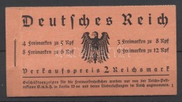** 1933 Bélyegfüzet / Stamp Booklet Mi 33 - Sonstige & Ohne Zuordnung