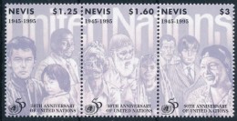 ** 1995 ENSZ Sor Hármascsíkban Mi 948-950 - Altri & Non Classificati