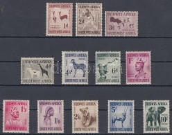 ** Délnyugat-Afrika 1954 Forgalmi Sor / Definitive Set Mi 279-290 - Other & Unclassified